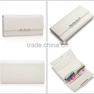 Newest Woman Wallet, Genuine Leather Western Fashion With Metal Logo Wallet thumbnail-1
