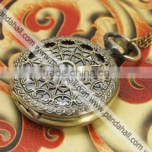 Steampunk Pocket Timepiece Antique Pocket Watches Necklaces Mixed(WACH-G006-M3) thumbnail-4