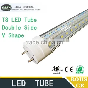 Economical V Shape t8 Tube Led Fluorescent Tube Light 110-277v Led Tubes 18w 900mm thumbnail-4