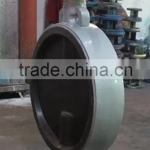 Grey Iron Wafer Type Russia Used Butterfly Valve Wafer Lowest Price Powder Pneumatic Butterfly Valve thumbnail-4