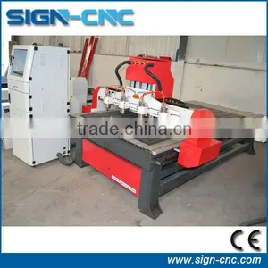 Multi Spindle 3D CNC Router/ 4 Axis Multi Head CNC Router Machine thumbnail-2