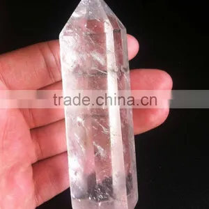 Wholesale Price Natural Clear Quartz 6 Sided Point/ Crystal Healing Wand thumbnail-2