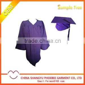 Purple Graduation Gown Child Graduation Gown thumbnail-1