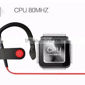 Jogging Sport 4.1 Bluetooth Headset Wireless Earphone With Built in Mic Binaural Headset Hanging Earphone thumbnail-4