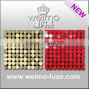 2014 Sequin Pvc Wall Panel for Wholesale Christmas Decorations thumbnail-1