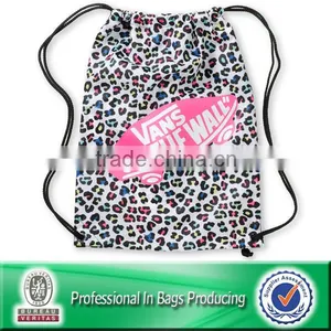 Lead-free 100% Recycled 210D Polyester Gym Drawstring Shoe Bag thumbnail-1