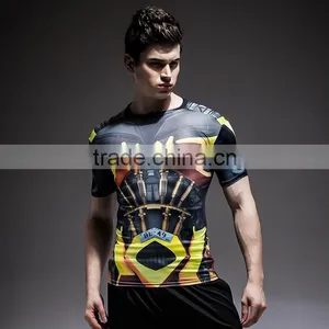 2015 New Design Compression Wear For Sports Compression Shirts thumbnail-1