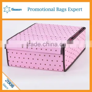 Fabric Storage Bag Underwear Storage Box Collapsible Storage Box thumbnail-5