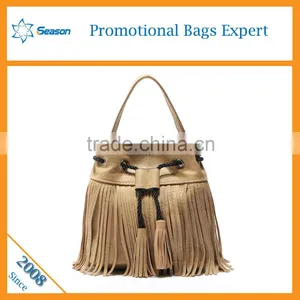 2016 Trend Fringed Women Handbag pu Shoulder Bag thumbnail-1