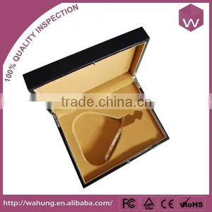 Faux Leather Wine Box Wood With Handle for Sale thumbnail-3