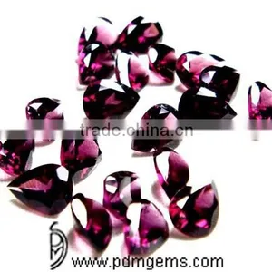 Rhodolite Garnet Pear Cut Faceted Lot For Silver Jewelry From Wholesaler thumbnail-1