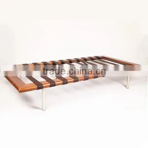 Mies Van Der Rohe Aniline Leather Barcelona DayBed Replica thumbnail-6