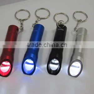 Led Aluminum Keychain Flashlight With Bottle Open thumbnail-1