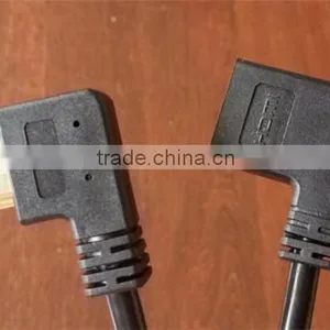 90 Degree HDMIA Male to HDMIA Female Cable 24k Gold Plated Connector thumbnail-2