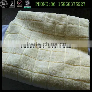 Factory Supply Microfiber Towel With Plaid/grid thumbnail-1