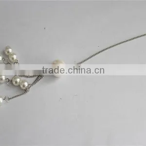 Cheap Price Fashion Jewelry Beaded Necklace Wholesale, White Pearl Necklace Jewelry thumbnail-4