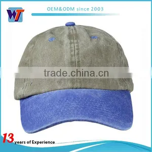 China Supplier Customize Washed Cotton Baseball Caps thumbnail-2