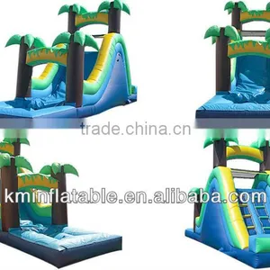 Inflatable Water Slide Palm Tree thumbnail-1