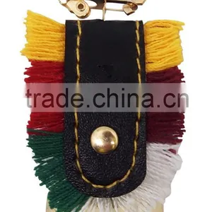 1.2''mini Metal Cow Bell With Logo Printed and Keyring Leather Strap as Souvenirs thumbnail-5
