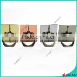 Black Rectangle Shape Reusable Sticky Smartphone Holder Wholesale thumbnail-3