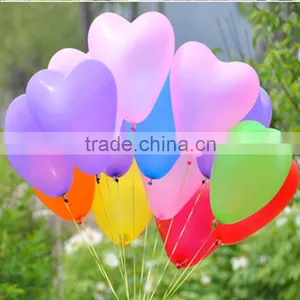2016 China Manufacture Colorful Heart Latex Balloon of Party Supplies thumbnail-3