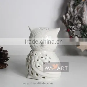 3Asst Wonderful Carved Owls Candle Holders for Christmas Decoration thumbnail-4