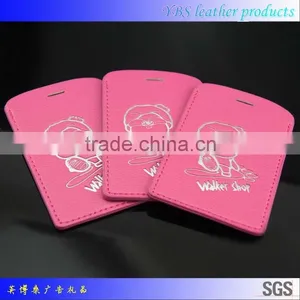 SEDEX and D-isney Audited Factory Full Color Printing PU Luggage Tag thumbnail-2