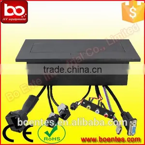 Conference Multimedia Box for Desktop Pop Up Socket With HDMI Wires Cables thumbnail-5