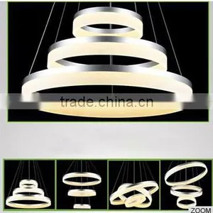 Lamparas Decorative Modern Circle Lampadario Modern Lustre OXD8815-80W thumbnail-2