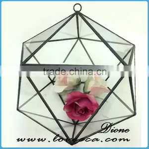 2016 Fashion Design Pyramid Geometric Glass Terrarium / Hand Made Planter / Air Plant Glass Vase thumbnail-6