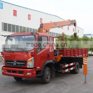 5 Ton Truck Mounted Crane SQ5S3 High Quality 125Kn.m at 2.5 m Crane Truck on Sale Truck Crane thumbnail-4