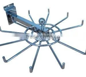 Revolving 12 pc Display Hooks/ Slatwall Display Hooks thumbnail-1