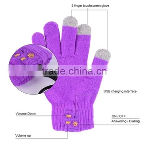 Winter Bluetooth Gloves For Android and Phone Unisex Bluetooth Gloves Touch Screen Mobile Headset Speaker thumbnail-4
