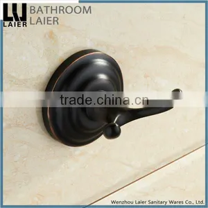 Grooming Manufactured Goods Of Taiwan Zinc Alloy ORB Finishing Bathroom Sanitary Items Wall Mounted Robe Holder thumbnail-5