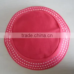Magenta 100% Cotton Wide Brim Bucket Fishing Hats and Caps thumbnail-3