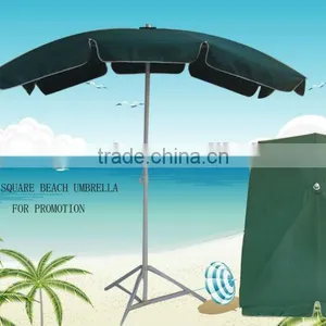 Rio 8 ft Square Total Sun Block Beach Umbrella thumbnail-1