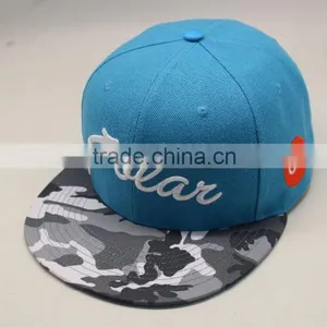 Acrylic Material and Snapback Cap Sports Cap Type 6 Panel Cap Flat Brim thumbnail-3