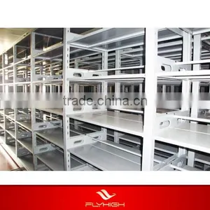 Double Side Electrical Compact System Steel Library Shelves Mobile Shelving thumbnail-3