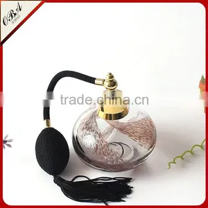 2016 Factory Wholesale High Grade Hand Blown Air Bag Pump Perfume Glass Bottle 80ml thumbnail-1