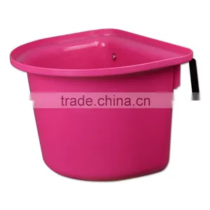 Red Color Plastic Hanging Horse Bucket for Sale thumbnail-6