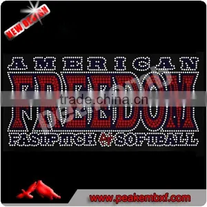 American Freedom 2015 Hotsale Rhinestone Blank Fashion Shirt thumbnail-1