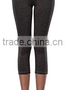 Women's Activewear Yoga Pants High Rise Slim Fit Tights Cropped Capris thumbnail-3