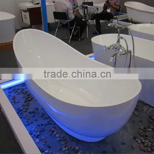 Free Standing Artificial Stone Bath Tub, Luxury Bathtubs,accept Customized thumbnail-4