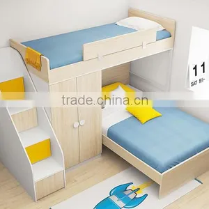 2016 Hot Selling Good Looking Kids Bunk Bed With Storage Design thumbnail-2