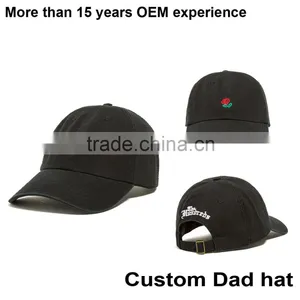 100% Cotton Twill Fabric Custom Wholesale Dad Hat thumbnail-4