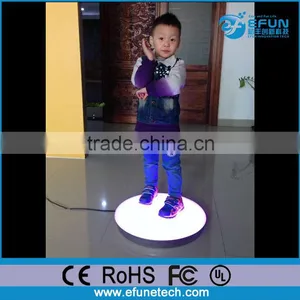 Hot 2017 Remote Control Touch Sensitive Round Dance Floor Interactive Floor Games for Kids thumbnail-3