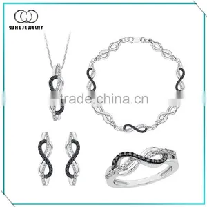 Hot Sale Infinity Sterling Silver Set Jewelry thumbnail-1