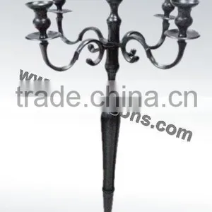 Black Party Use Candelabra Weddings And Metal Religious Candelabra For Decorative Church thumbnail-1
