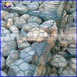Good Quality PVC Coated Galvanized Hexagonal Woven Wire Mesh Gabion thumbnail-4