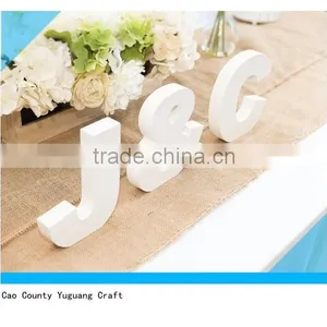 White Decorative Wooden Letters Wholesale for Wedding Decor thumbnail-4